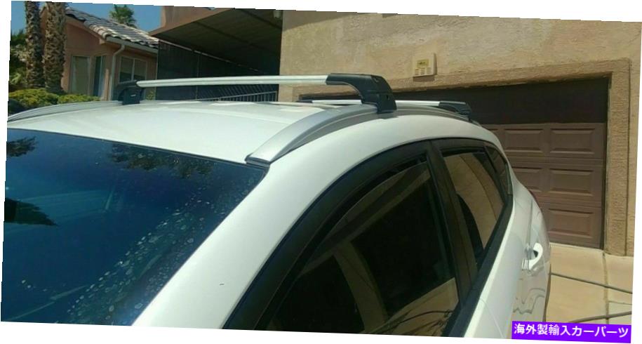 ルーフキャリア ヒュンダイツーソンハイブリッドのシルバールーフラッククロスバー2022- Silver Roof Rack Cross Bars For Hyundai TUCSON Hybrid 2022-【並行輸入品】