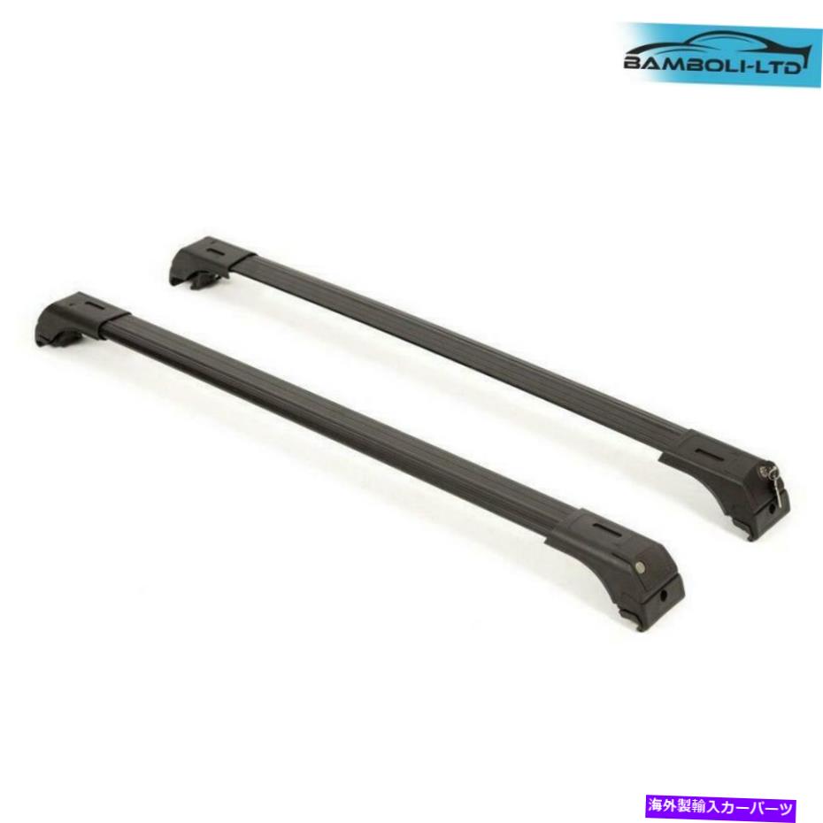 ルーフキャリア スズキグランドヴィターラ2000-2006、ブラックセットに適したAluルーフラッククロスバー/レール Alu Roof Rack Cross Bars/Rails FIT FOR SUZUKI GRAND VITARA 2000-2006, BLACK SET【並行輸入品】