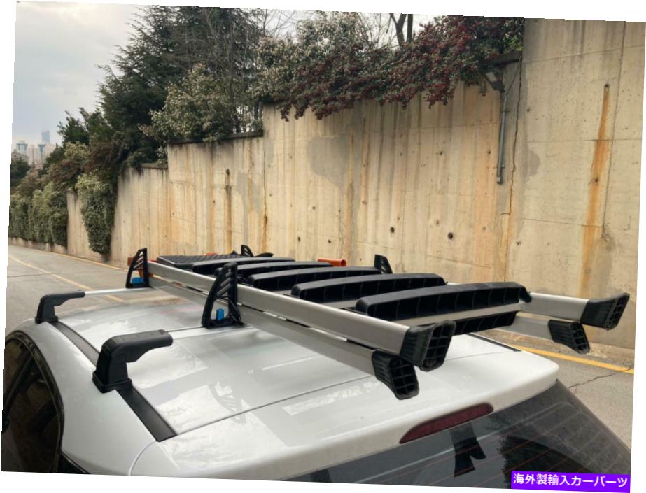 ルーフキャリア マツダ5 2006-2017シルバー用のルーフラックと荷重はラダーチルトを止めます Roof Rack and Load Stops Ladder Tilt For Mazda 5 2006-2017 Silver【並行輸入品】