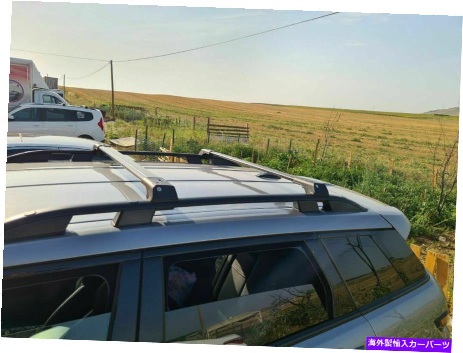 ルーフキャリア フォードエスケープ2013-2020のためのブラックルーフラッククロスバーレール BLACK Roof Rack Cross Bars Rails for Ford Escape 2013-2020【並行輸入品】