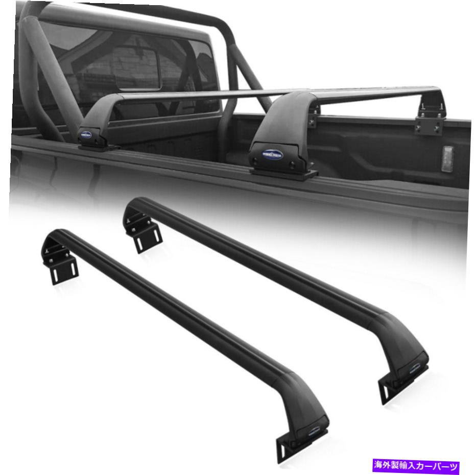 ルーフキャリア ペア汎用性の高いベッドラックw/ 2つの可動クロスバーフィットジープ剣闘士JT 20-22 Pair Versatile Bed Rack w/ Two Movable Crossbars Fit Jeep Gladiator JT 20-22【並行輸入品】