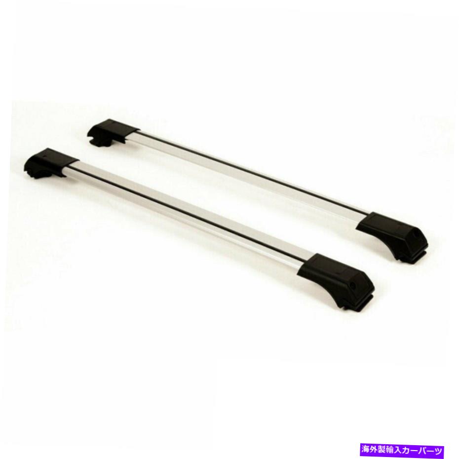 ルーフキャリア ランドローバーフリーランダー1 98-2007ルーフラッククロスバーレールAluグレーセット Fits LAND ROVER FREELANDER 1 98-2007 Roof Rack Cross Bars Rails Alu GREY SET【並行輸入品】