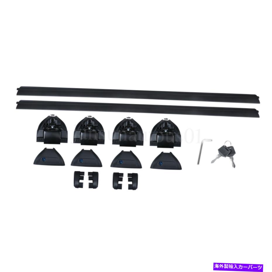 ルーフキャリア ジープラングラーJK JL 2007-2021ルーフラッククロスバー荷物キャリアの取り外し可能 For Jeep Wrangler JK JL 2007-2021 Roof Rack Cross Bar Luggage Carrier Removable【並行輸入品】