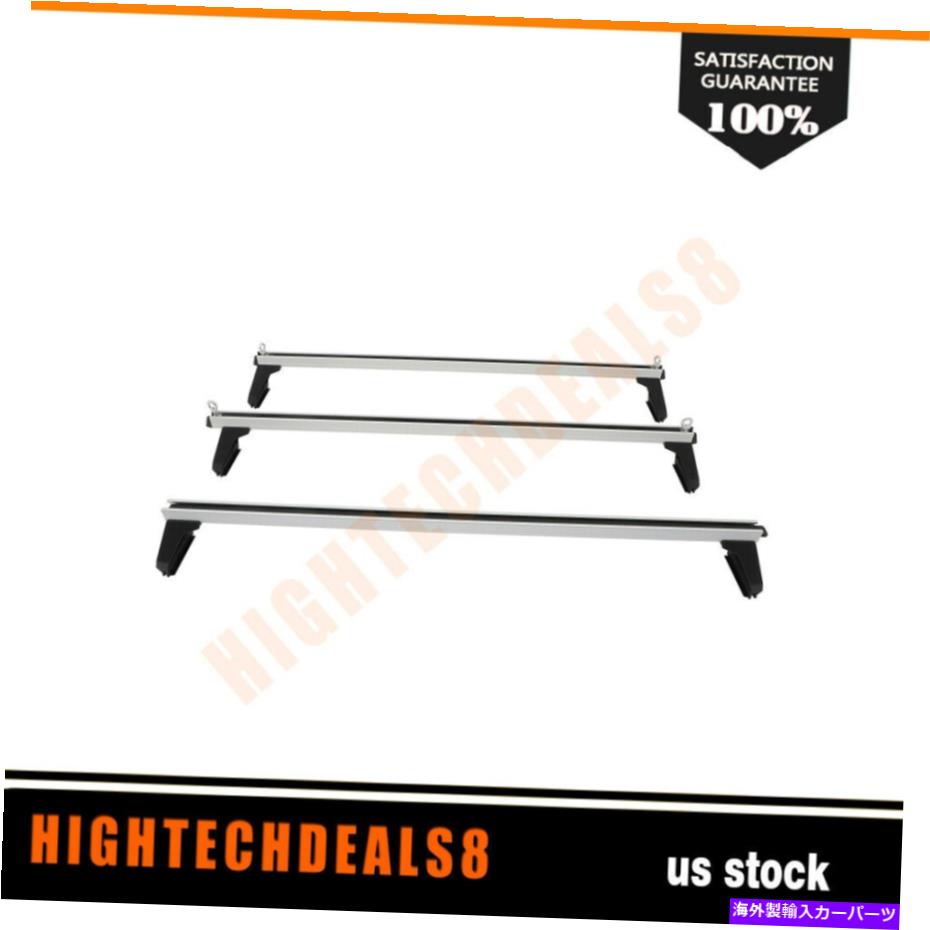 ルーフキャリア トヨタランドクルーザーのためのユニバーサルルーフラダーラックバン3バー1981-2020シルバー Universal Roof Ladder Rack Van 3 Bars For Toyota Land cruiser 1981-2020 Silver【並行輸入品】