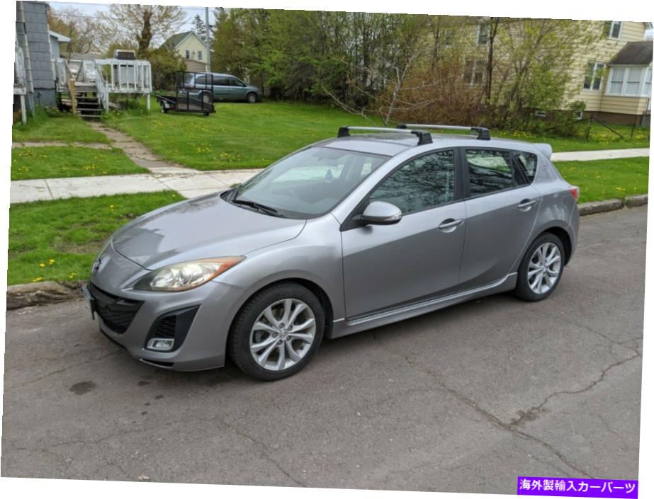 ルーフキャリア マツダ3スポーツのシルバールーフラッククロスバー2009-2013 Silver Roof Rack Cross Bar for MAZDA 3 SPORT 2009-2013【並行輸入品】