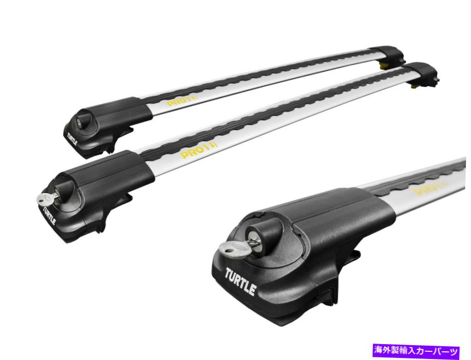 ルーフキャリア フォルクスワーゲンT5 Caravelle 2003-2014アルミニウムトップルーフレールラッククロスバー for VOLKSWAGEN T5 CARAVELLE 2003-2014 ALUMINIUM TOP ROOF RAILS RACK CROSS BARS【並行輸入品】