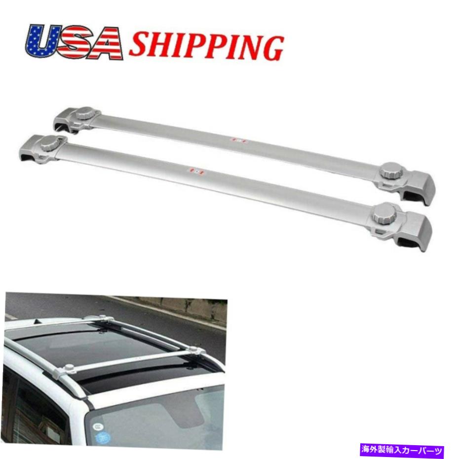 ルーフキャリア Jeep Renegade 2015-2022アルミ括弧付きのルーフラッククロスバー For Jeep Renegade 2015-2022 Roof Rack Cross Bars With Aluminum Brackets【並行輸入品】