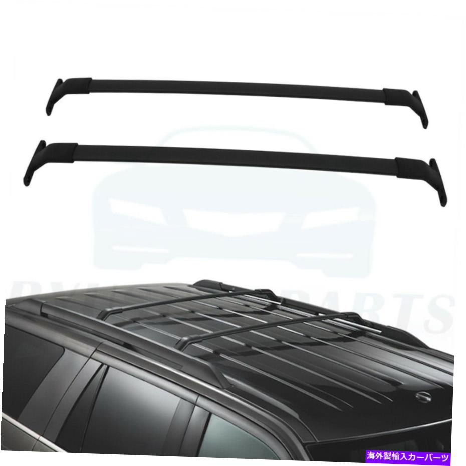 ルーフキャリア 2018-2019のルーフラッククロスバー3.5Lリンカーンナビゲーター荷物貨物ブラック Roof Rack Cross Bar For 2018-2019 3.5L Lincoln Navigator Luggage Cargo Black【並行輸入品】