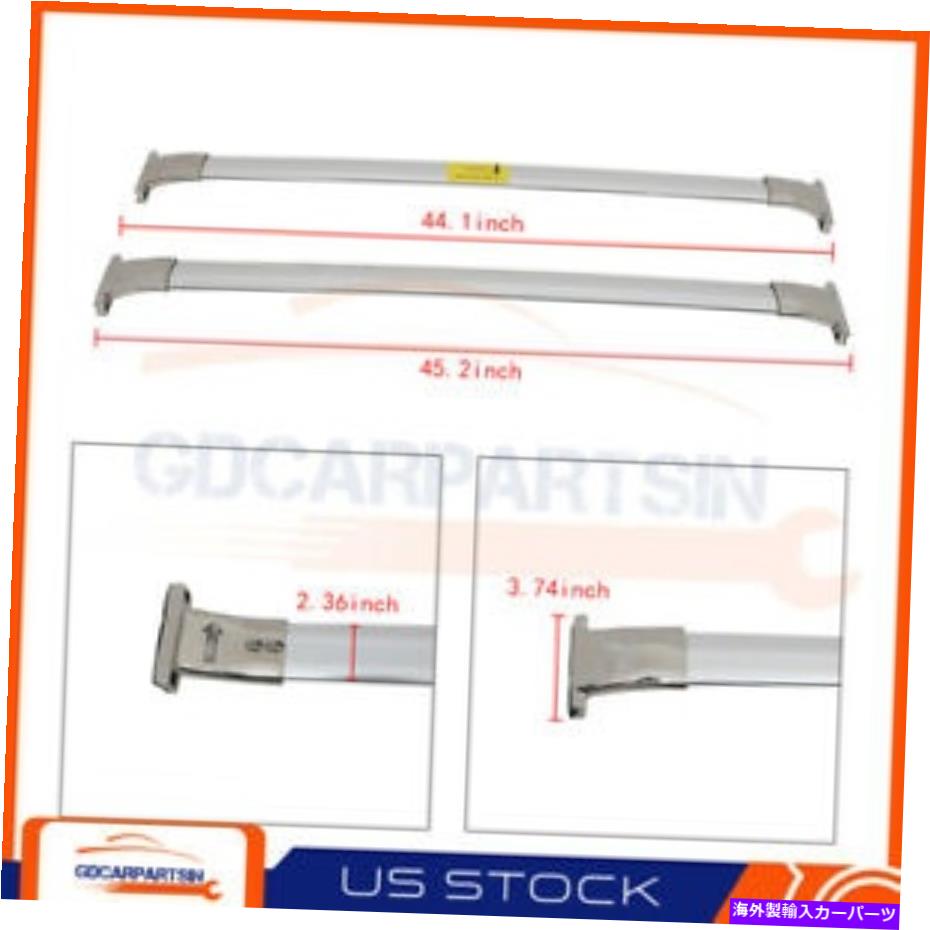 ルーフキャリア レクサス570 2016-2019ルーフラッククロスバー荷物キャリアシルバー For LEXUS 570 2016-2019 Roof Rack Cross Bars Luggage Carrier Silver【並行輸入品】