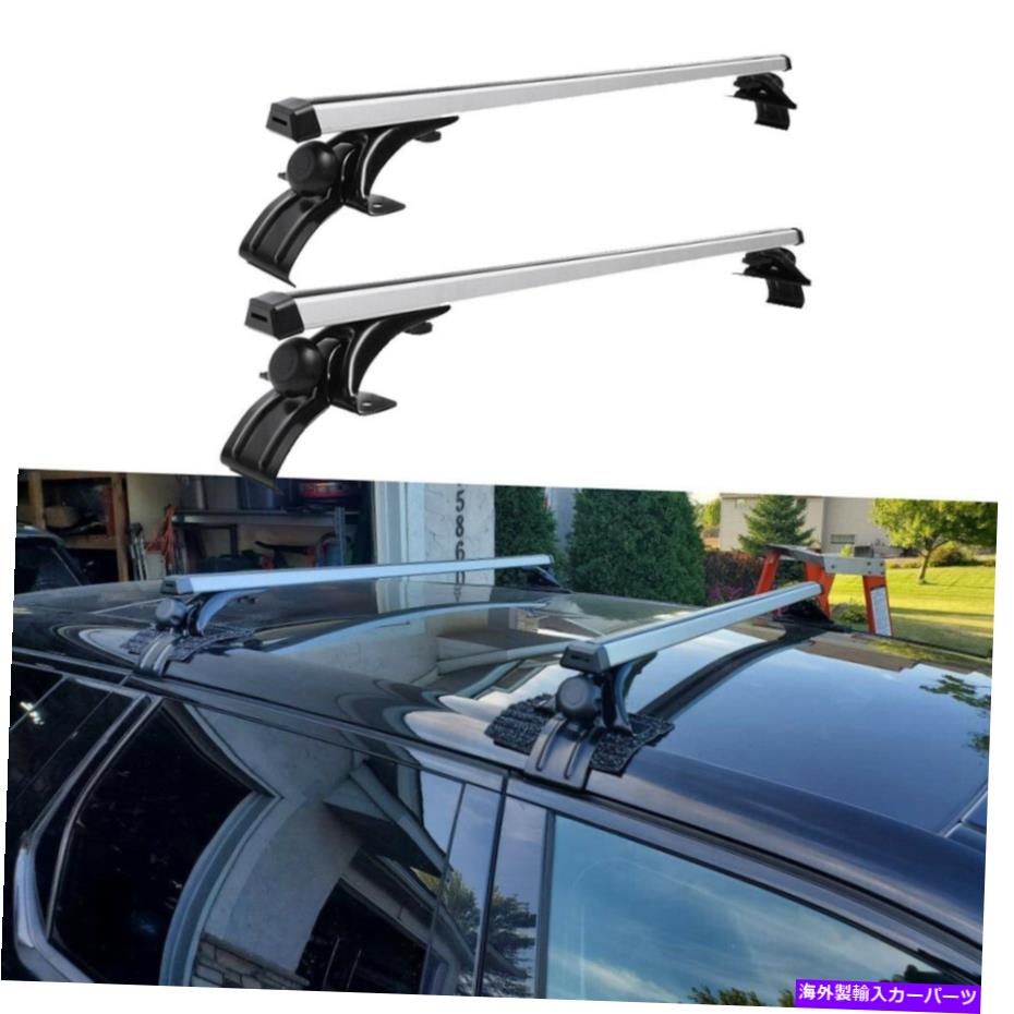 ルーフキャリア ランドローバーディスカバリースポーツルーフラッククロスバーシルバーラゲッジカーゴキャリア向け For Land Rover Discovery Sport Roof Rack Cross Bar Silver Luggage Cargo Carrier【並行輸入品】