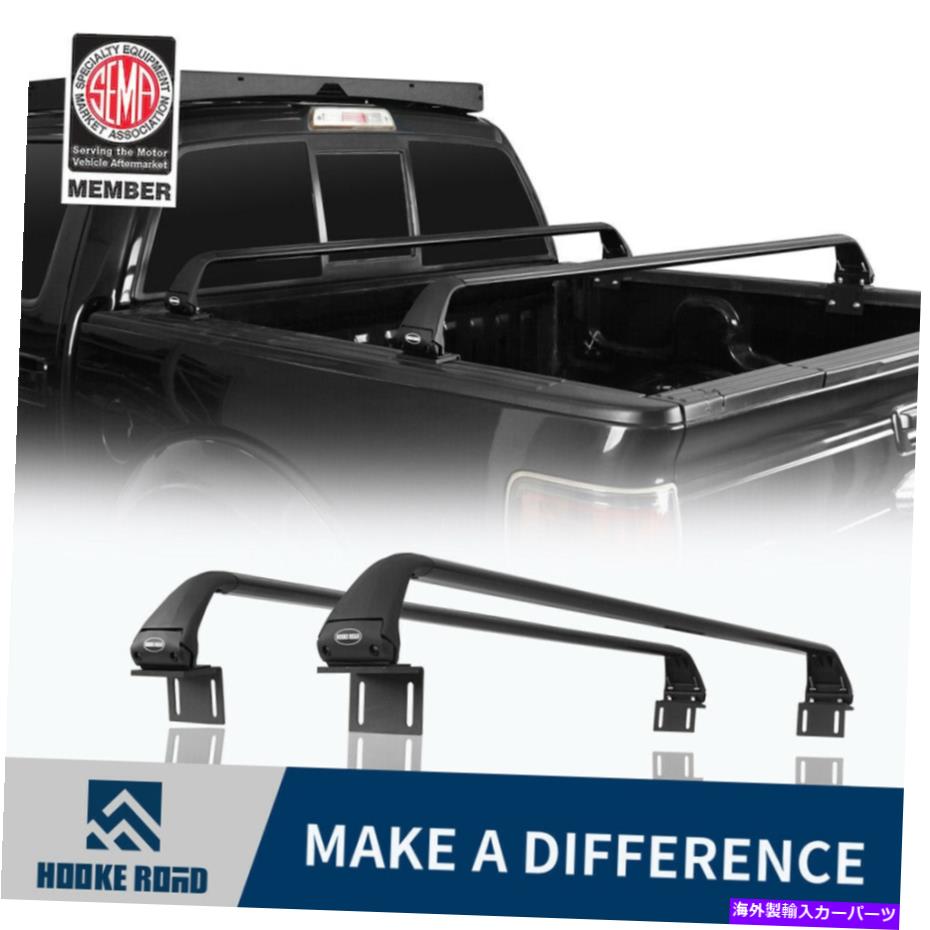 ルーフキャリア ABSペアフルレングスクロスバーベッドラックフィット2009-2014フォードラプター＆F150トラック ABS Pair Full Length Crossbars Bed Rack Fit 2009-2014 Ford Raptor & F150 Truck【並行輸入品】