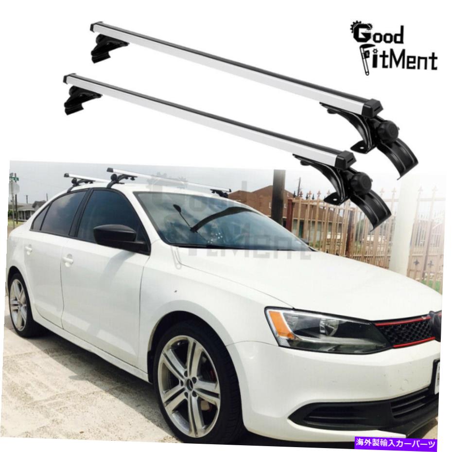 ルーフキャリア フォルクスワーゲンVWパサットゴルフカートップルーフラッククロスバー貨物荷物キャリア向け For Volkswagen VW Passat Golf Car Top Roof Rack Cross Bar Cargo Luggage Carrier【並行輸入品】