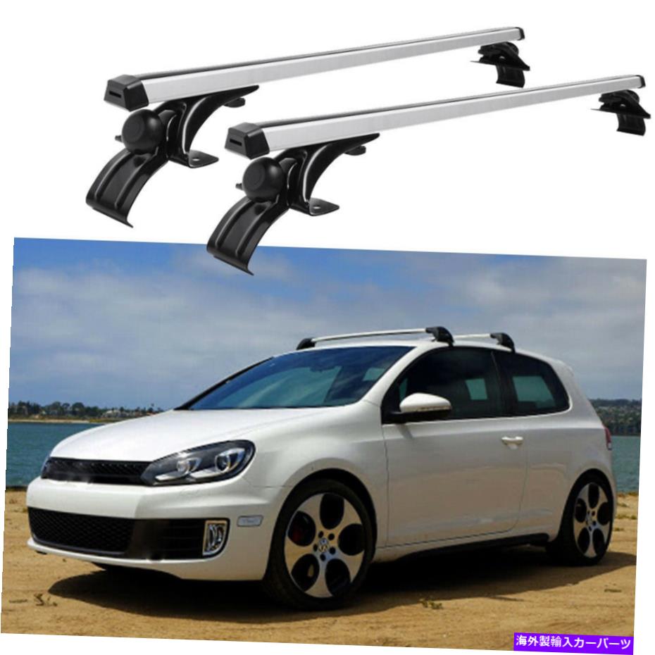 ルーフキャリア VW MK6 Jetta 48 ''カートップルーフラッククロスチューブバー貨物荷物キャリア用 For VW Mk6 Jetta 48'' Car Top Roof Rack Cross Tube Bars Cargo Luggage Carrier【並行輸入品】