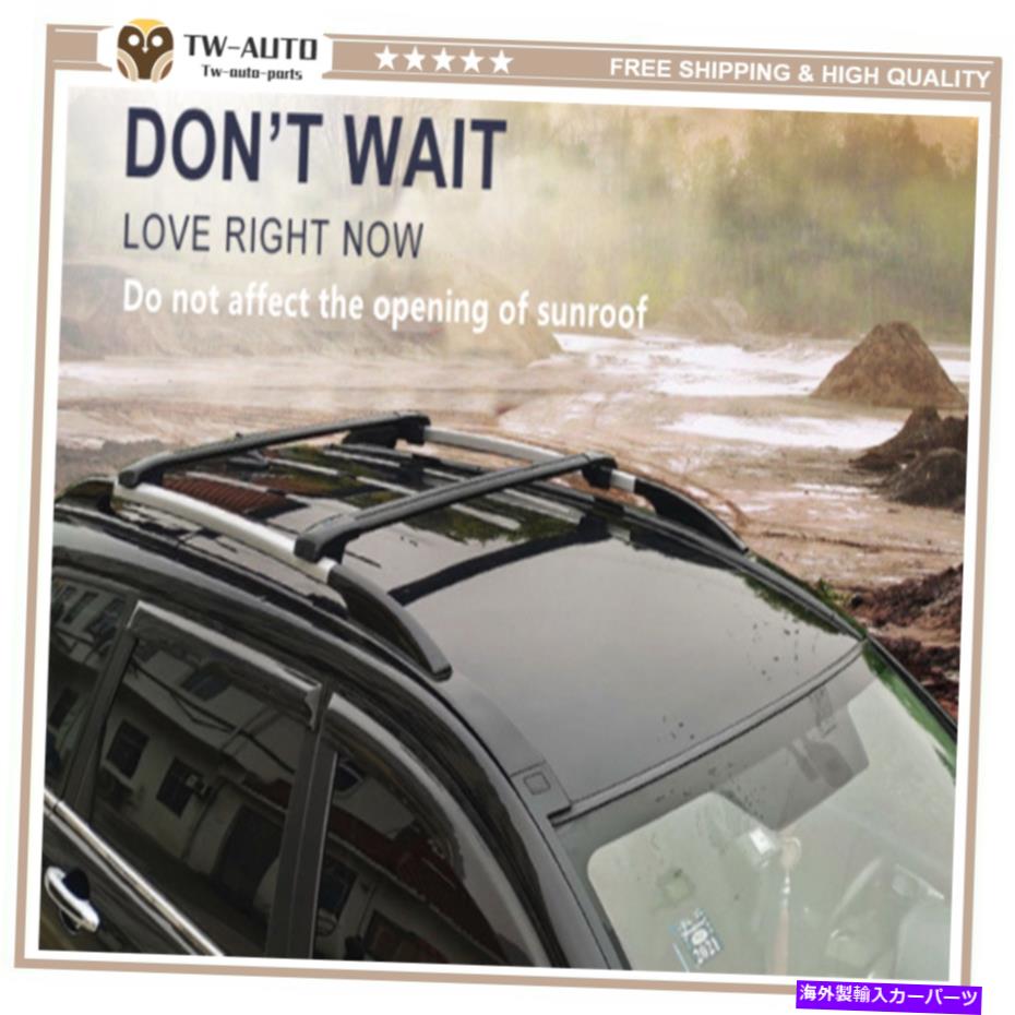 ルーフキャリア Chevy GMC Acadia 2018-2022のクロスバークロスバールーフレールラックブラックフィット Cross bar crossbar roof Rail Rack black Fits for chevy GMC ACADIA 2018-2022【並行輸入品】