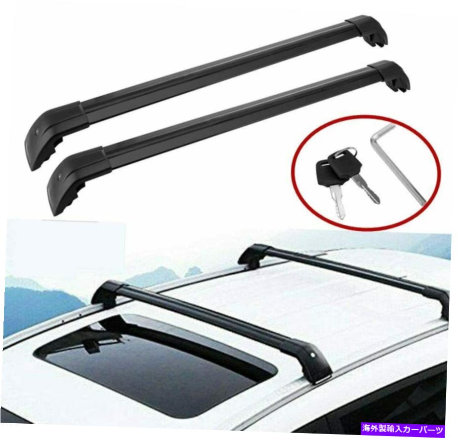 ルーフキャリア すべての新しいAcura MDX 2022ルーフレールラッククロスバークロスバーキャリアに2PCSフィット 2Pcs Fits for All New Acura MDX 2022 Roof Rail Racks Cross Bars Crossbar Carrier【並行輸入品】