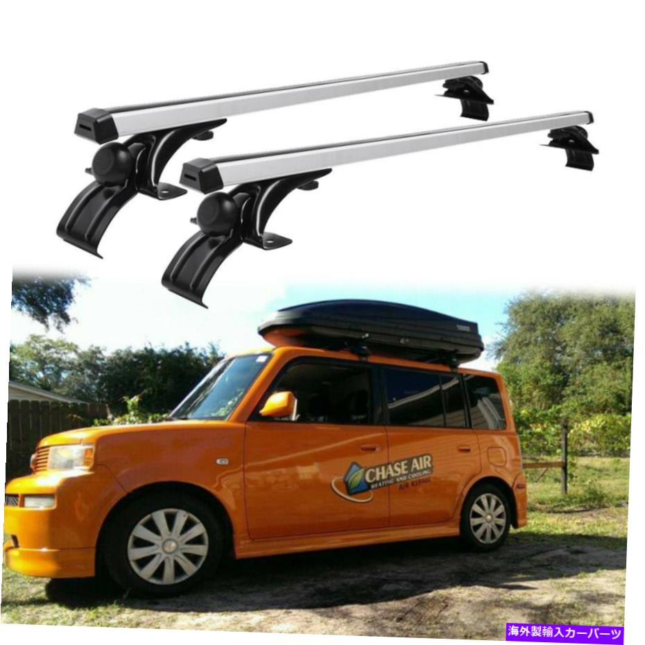 ルーフキャリア ペアカートップルーフラッククロスバー荷物カロゴキャリアのサイオンXB Pair Car Top Roof Rack Cross Bar Luggage Carogo Carrier for SCION XB【並行輸入品】