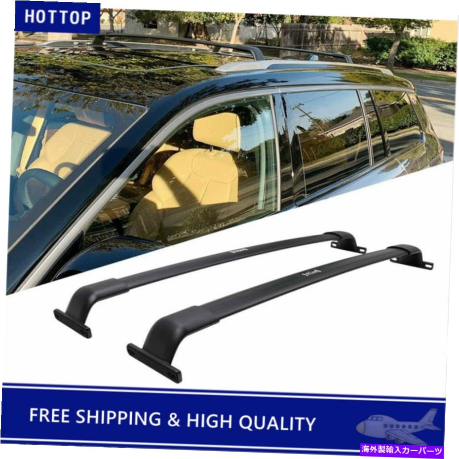 ルーフキャリア 2PCSルーフレールラッククロスバークロスバージープグランドチェロキー2022 2023 2Pcs Roof Rail Racks Cross Bars Crossbars Fits for Jeep Grand Cherokee 2022 2023【並行輸入品】