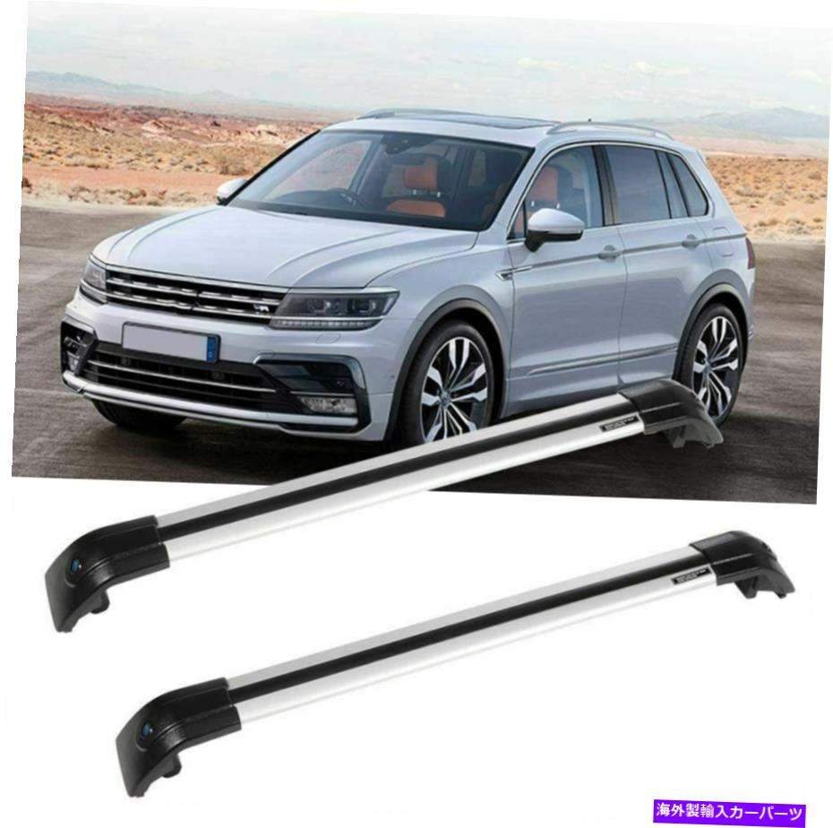 ルーフキャリア ルーフレールラックキャリアクロスバークロスバーフィット2010-2016フォルクスワーゲンティグアン Roof Rail Racks Carrier Cross Bar Crossbar Fit for 2010-2016 Volkswagen Tiguan【並行輸入品】