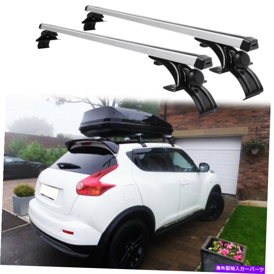 ルーフキャリア ペアカートップルーフラックレールクロスバー荷物カロゴキャリア日産ジューク Pair Car Top Roof Rack Rail Cross Bar Luggage Carogo Carrier for NISSAN Juke【並行輸入品】