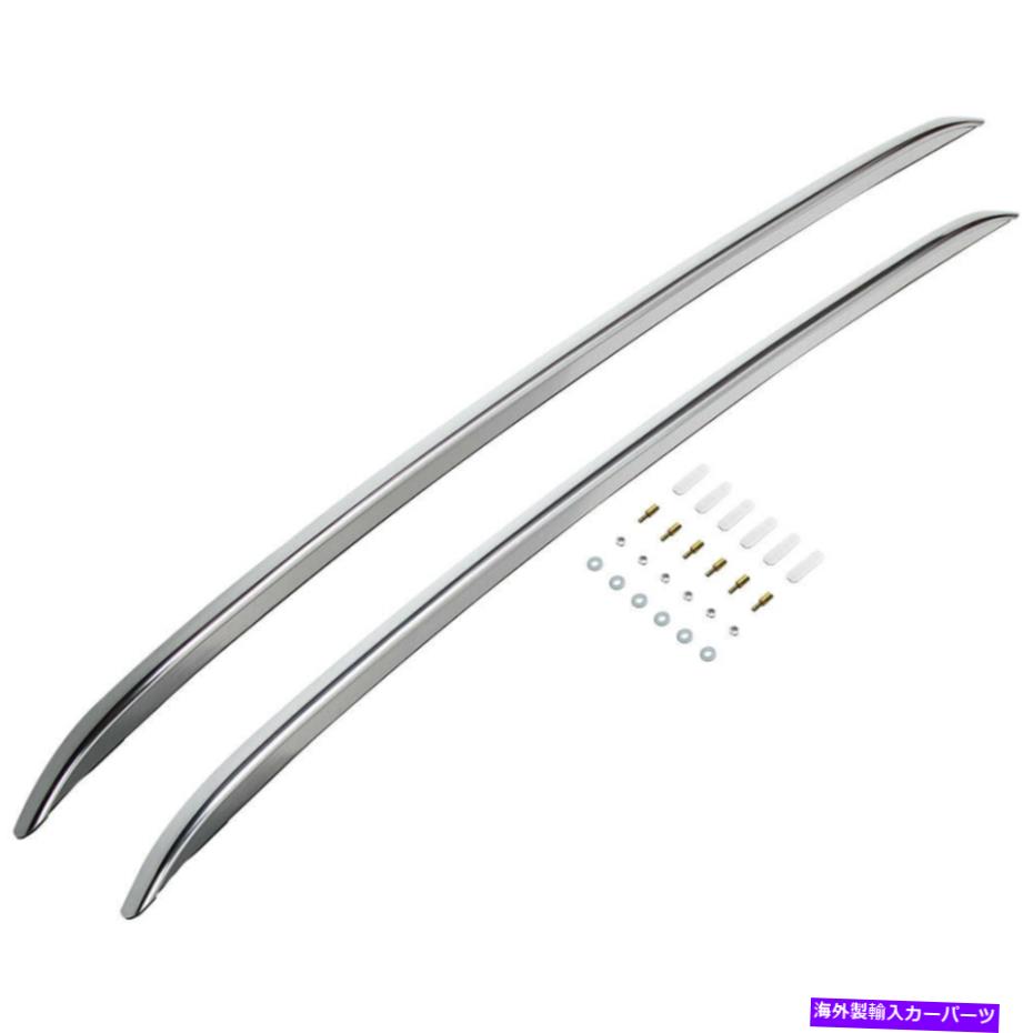 ルーフキャリア 2x洗練されたアルミニウム荷物クロスバールーフラックレールAcura RDX 2012-2018 2x Polished Aluminum Luggage Cross Bar Roof Racks Rail for Acura RDX 2012-2018【並行輸入品】