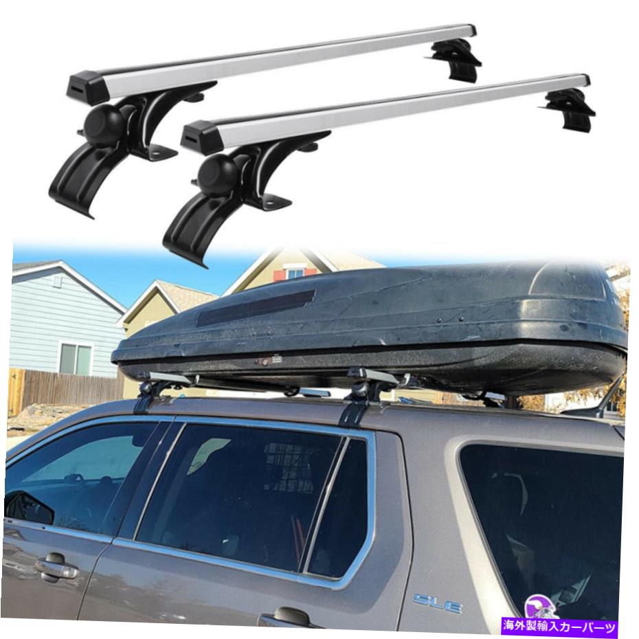 ルーフキャリア GMC地形キャニオンユーコンエンボイ向けのカートップルーフラッククロスバー荷物キャリア Car Top Roof Rack Cross Bar Luggage Carrier for GMC Terrain Canyon Yukon Envoy【並行輸入品】