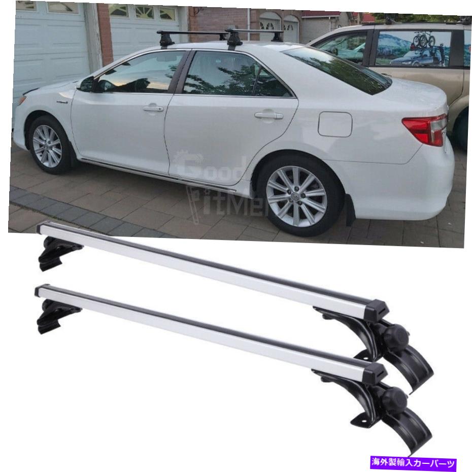 ルーフキャリア トヨタカローラカムリカートップルーフラッククロスバー荷物キャリアアルミニウム48用 For Toyota Corolla Camry Car Top Roof Rack Cross Bar Luggage Carrier Aluminum 48【並行輸入品】