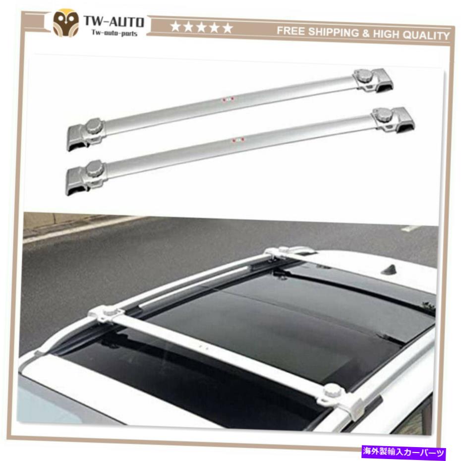 ルーフキャリア 2PCSアルミニウムクロスバーJeep Renegade 2015-2020にフィットするクロスバールーフレールラック 2Pcs Aluminum Cross Bars Crossbar Roof Rail Rack Fit for Jeep Renegade 2015-2020【並行輸入品】