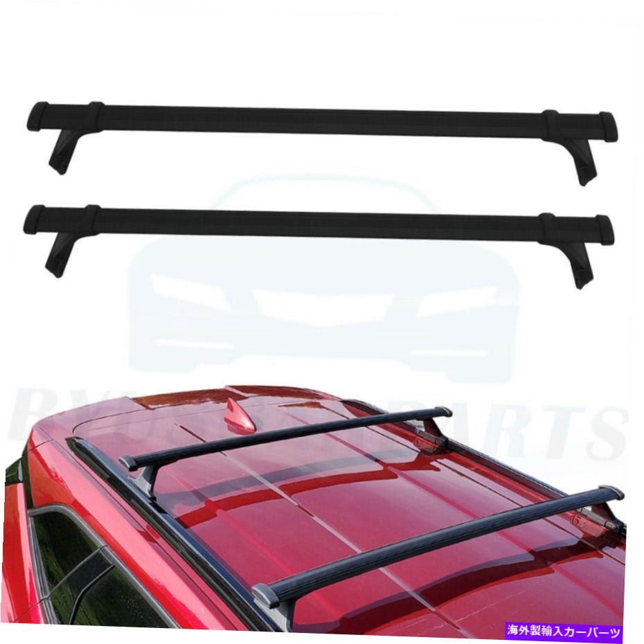 ルーフキャリア 2019-2021の黒いルーフラッククロスバーシボレーブレザー荷物キャリア貨物 Black Roof Rack Cross Bar For 2019-2021 Chevrolet Blazer Luggage Carrier Cargo【並行輸入品】
