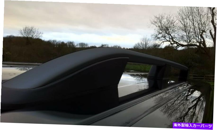 ルーフキャリア L2H1フォルクスワーゲンT5トランスポーター（2003-15）に合う黒いルーフラックレールサイドバー Black Roof Rack Rails Side Bars To Fit L2H1 Volkswagen T5 Transporter (2003-15)【並行輸入品】