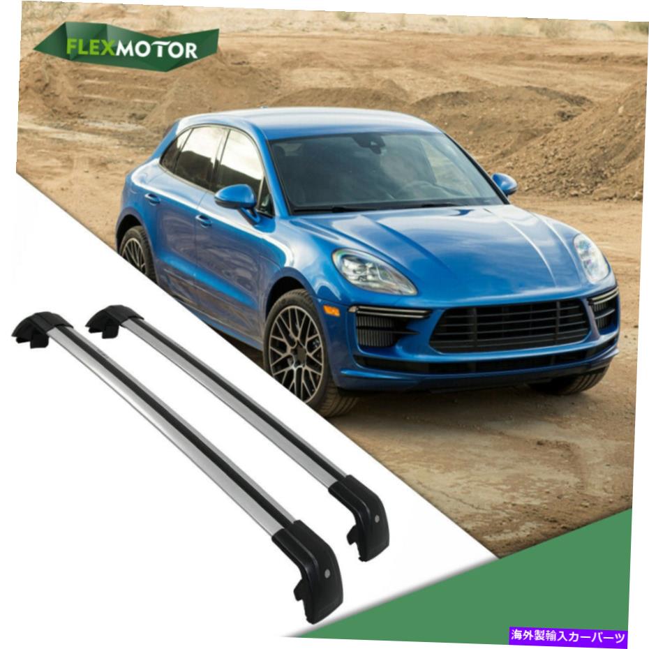 ルーフキャリア ロック可能なクロスバールーフラックレールポルシェマカン2015-2022に適したクロスバー Lockable Cross Bars Roof Rack Rails Crossbars Fit for Porsche Macan 2015-2022【並行輸入品】