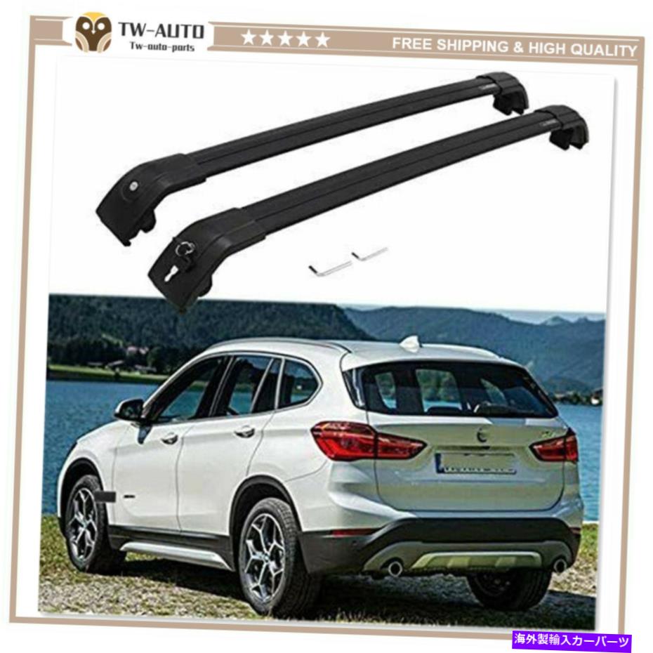 ルーフキャリア 2PCルーフレールラックキャリアクロスバークロスバーX1 F48 2016-2021に適しています 2Pc Roof Rail Rack Carrier Cross Bar Crossbar Fit for BMW X1 F48 2016-2021【並行輸入品】