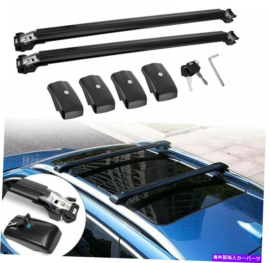 ルーフキャリア 2PCSクロスバーシボレーシボレートラックス2013-2021ルーフレールラックに適しているクロスバー 2Pcs Cross Bars Crossbars Fit for Chevrolet Chevy TRAX 2013-2021 Roof Rail Racks【並行輸入品】