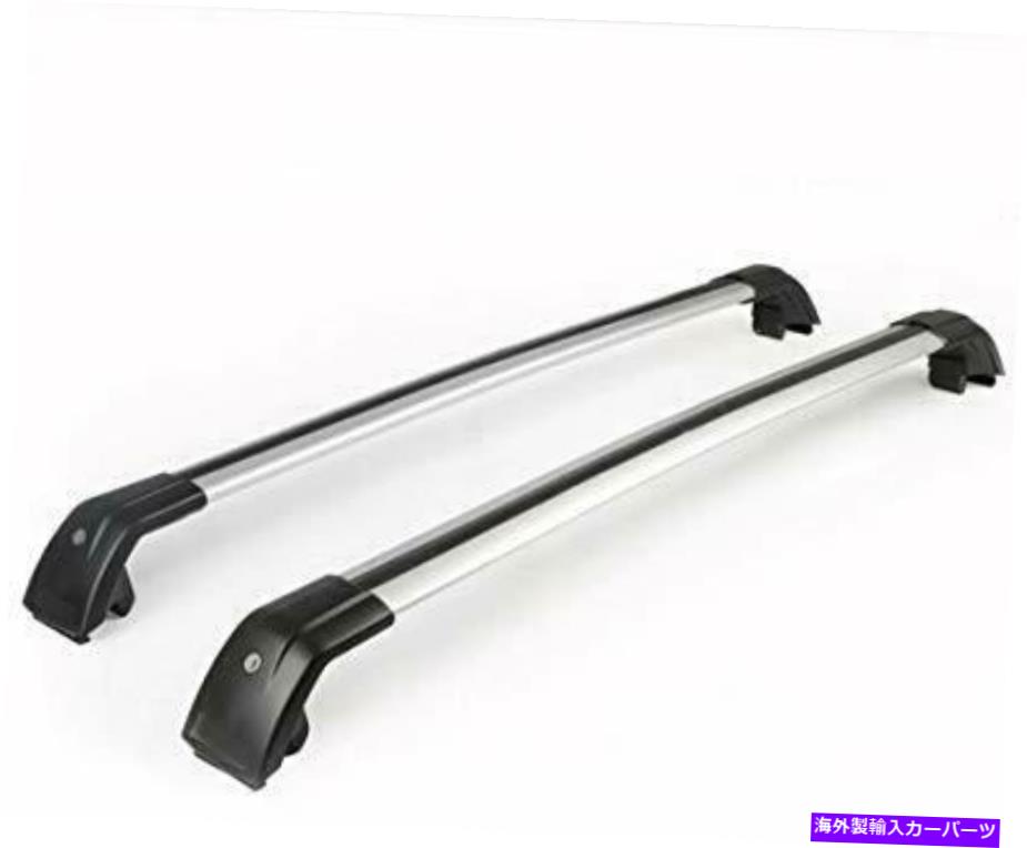 ルーフキャリア 2007-2015のアルミニウムルーフラックレールクロスバーキットアウディQ7ロックキー Aluminum Roof Rack Rails Crossbar Kit for 2007-2015 AUDI Q7 Lock Key【並行輸入品】