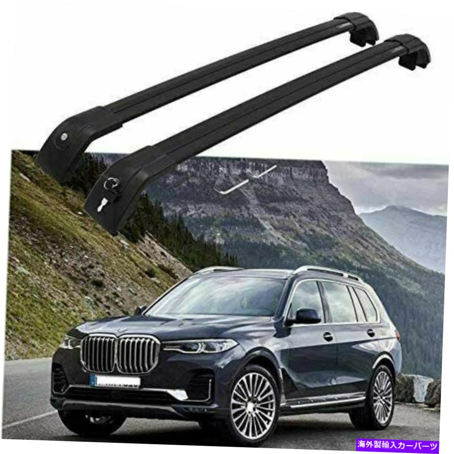ルーフキャリア BMW X7 G07 2019 2020ロック可能なルーフ鉄道ラッククロスバークロスバーに2PCSフィット 2Pcs Fits for BMW X7 G07 2019 2020 Lockable Roof Rail Racks Cross Bars Crossbar【並行輸入品】