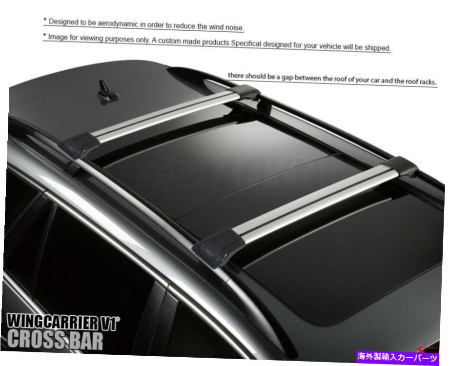 ルーフキャリア Audi A4 Avant 2008-2015アルミニウムトップルーフラッククロスバークロスレールロック可能 AUDI A4 AVANT 2008-2015 ALUMINUM TOP ROOF RACK CROSS BAR CROSS RAILS LOCKABLE【並行輸入品】
