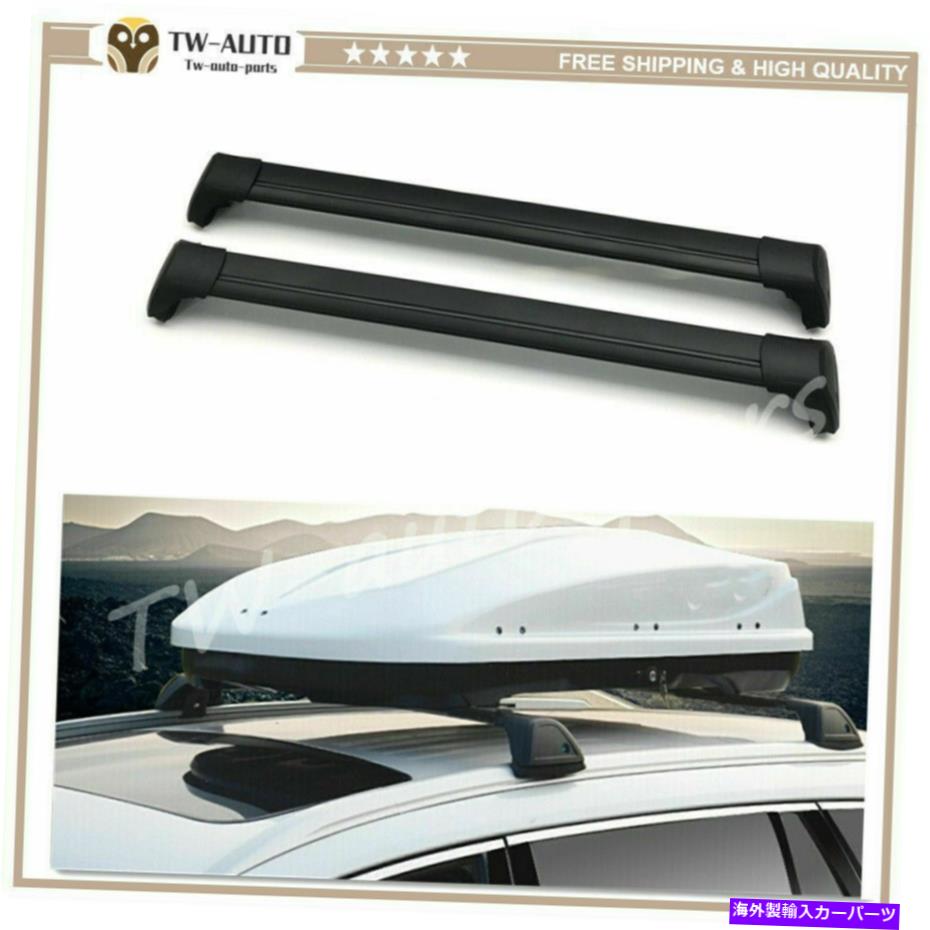 ルーフキャリア 2PCルーフレールラックキャリアクロスバークロスバークロスバーフィット2016-2020 2Pc Roof Rail Rack Carrier Cross Bar Crossbar Fit for Buick Envision 2016-2020【並行輸入品】
