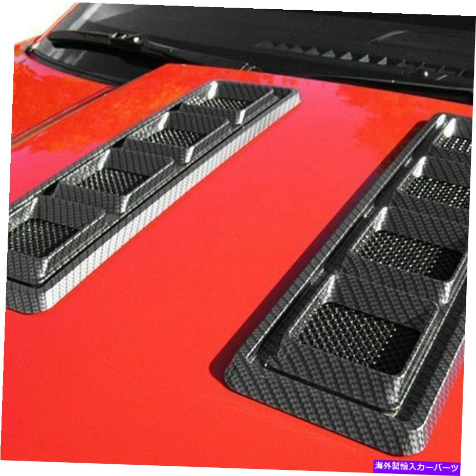 hood panel Chevy Camaro 2010-2015レトロUSA CA1HV-A-CFカーボンファイバーベントセット For Chevy Camaro 2010-2015 Retro USA CA1HV-A-CF Carbon Fiber Hood Vent Set【並行輸入品】