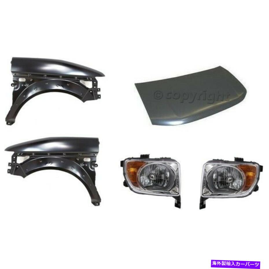 hood panel Honda Element 2003-2006の新しいキットオートボディ修理フロント New Kit Auto Body Repair Front for Honda Element 2003-2006【並行輸入品】｜Us Custom Parts Shop USDM
