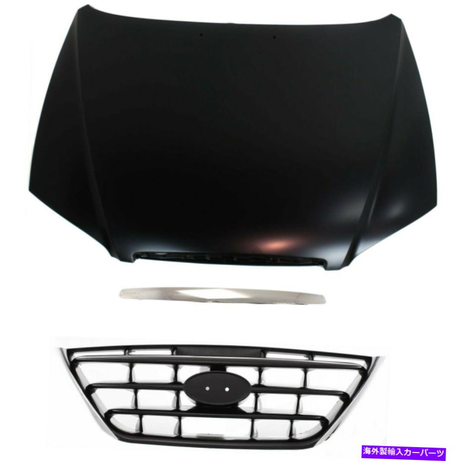 hood panel 664002D520、664002D521、863602D500、863502D510新しいフードフロントパネルセット3 664002D520, 664002D521, 863602D500, 863502D510 New Hoods Front Panels Set of 3【並行輸入品】｜Us Custom Parts Shop USDM