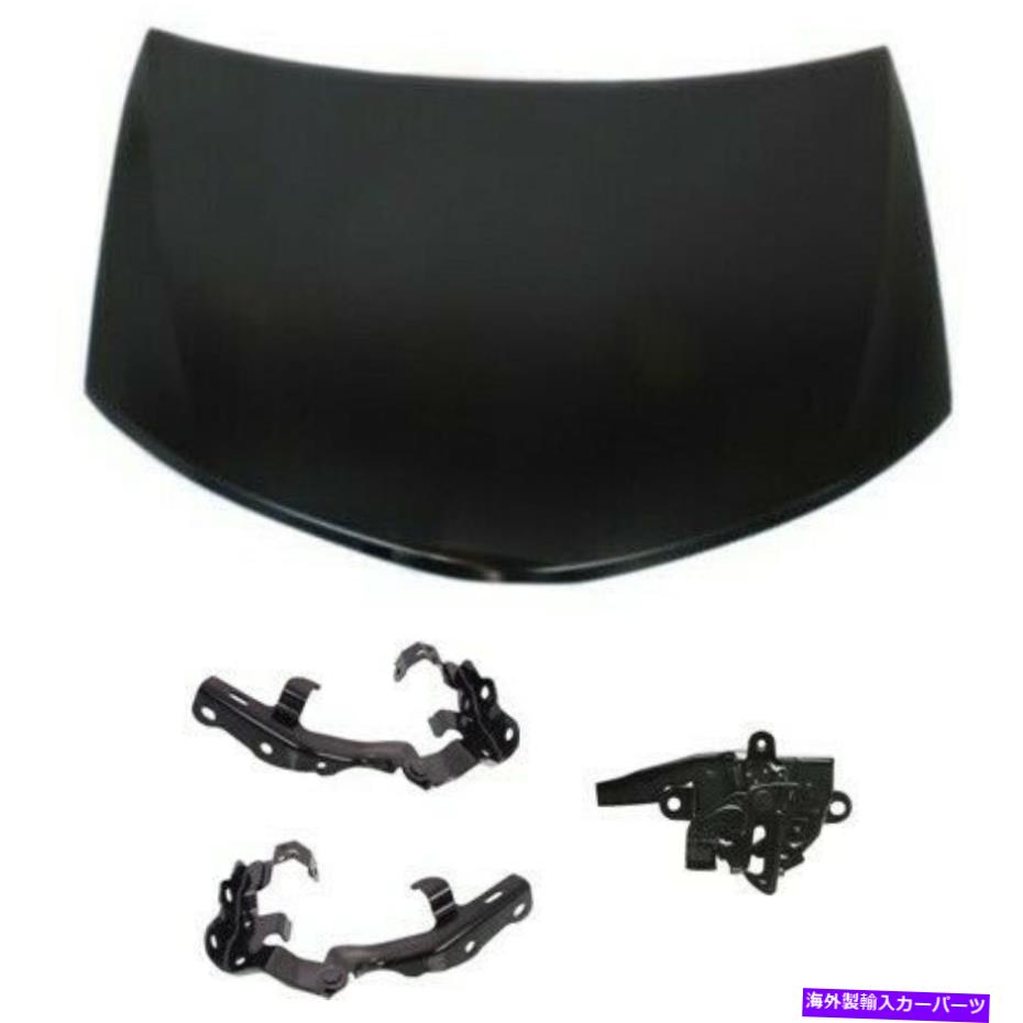 hood panel 2012-14のフードキットトヨタカムリタイプ2 W/フードヒンジ/ラッチプライミングスチール4-PCS。 Hood Kit For 2012-14 Toyota Camry Type 2 w/Hood Hinges/Latch Primed Steel 4-Pcs.【並行輸入品】