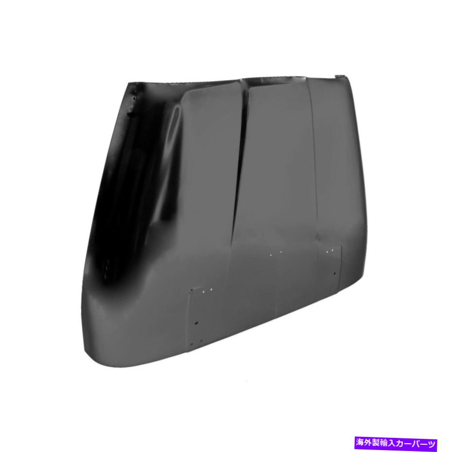 hood panel Omix-Ada 12003.05 1972-1986 Jeep CJのシュノーケルホタテ貝w/oスチールブラックフード Omix-ADA 12003.05 Steel Black Hood w/o Snorkel Scallop for 1972-1986 Jeep CJ【並行輸入品】