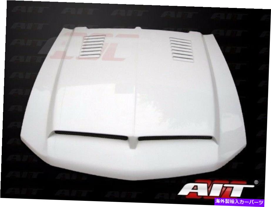 hood panel AITレーシング機能冷却毒液 - 未装備の2010-2012 GT、V6マスタング AIT RACING FUNCTIONAL COOLING VENOM HOOD - UNPAINTED 2010-2012 GT, V6 MUSTANG【並行輸入品】