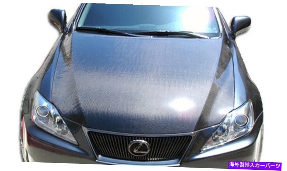 hood panel 06-13フィットレクサスは4DR OEMカーボンファイバーボディキットフードです!!! 103410 06-13 Fits Lexus IS 4DR OEM Carbon Fiber Body Kit- Hood!!! 103410【並行輸入品】