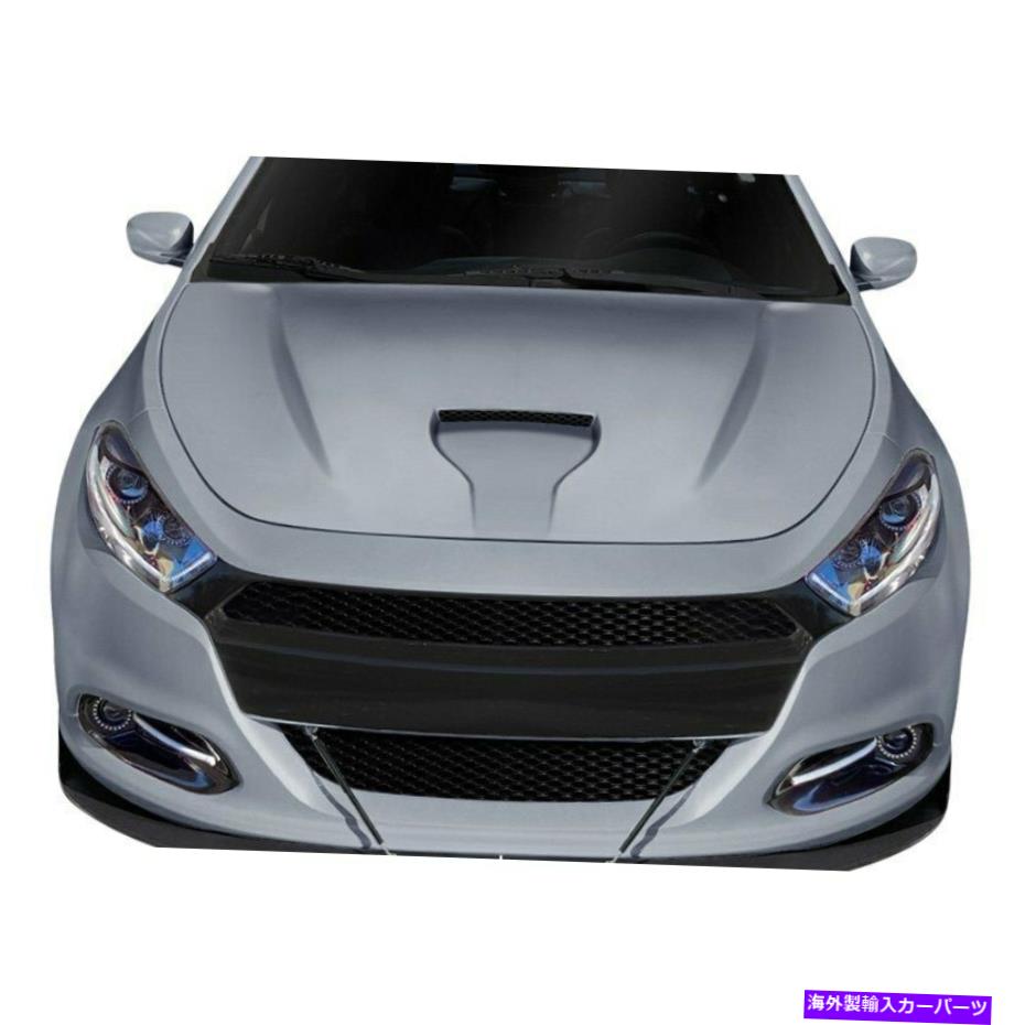 hood panel Dodge Dart 2013-2016 Duraflex MPR Style V2ファイバーグラスフードが塗装されていない For Dodge Dart 2013-2016 Duraflex MPR Style V2 Fiberglass Hood Unpainted【並行輸入品】