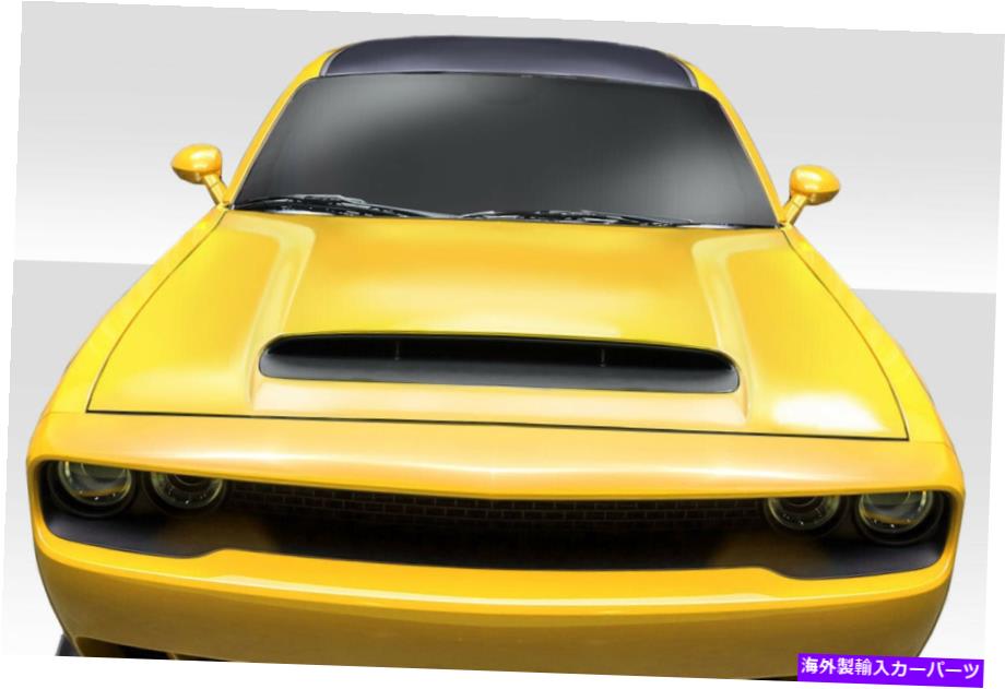 hood panel Duraflex Demonは、08-20 Dodge Challengerのフードを見ます Duraflex Demon Look Hood for 08-20 Dodge Challenger【並行輸入品】