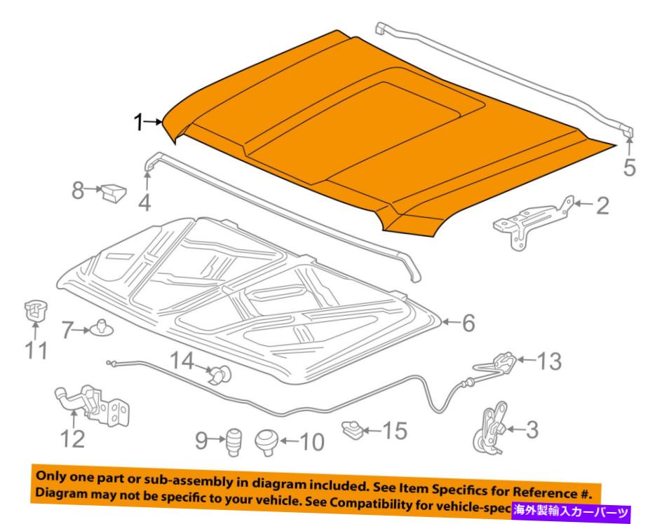 hood panel GMC GM OEM Hood 84348415 GMC GM OEM Hood 84348415【並行輸入品】｜Us Custom Parts Shop USDM