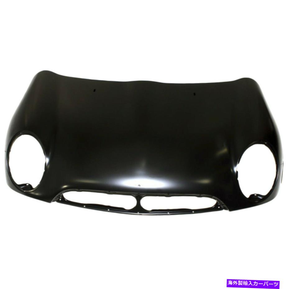 hood panel 2002年から2008年のフードフロントガラス洗濯機のノズルの穴付きミニクーパーベース Hood For 2002-2008 Mini Cooper Base w/ holes for windshield washer nozzle【並行輸入品】