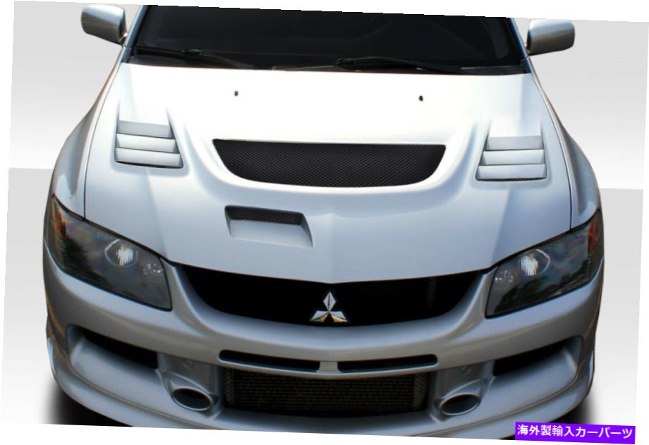 hood panel 03-06のDuraflex C-1フードボディキットMitsubishi Lancer Evolution 8 9 Duraflex C-1 Hood Body Kit for 03-06 Mitsubishi Lancer Evolution 8 9【並行輸入品】|Us Custom Parts Shop USDM