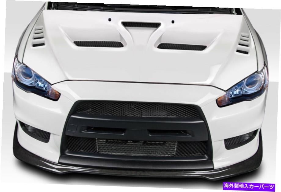 hood panel 08-17のDuraflex Race Hood Mitsubishi Lancer / Evolution 10 Duraflex Race Hood for 08-17 Mitsubishi Lancer / Evolution 10【並行輸入品】
