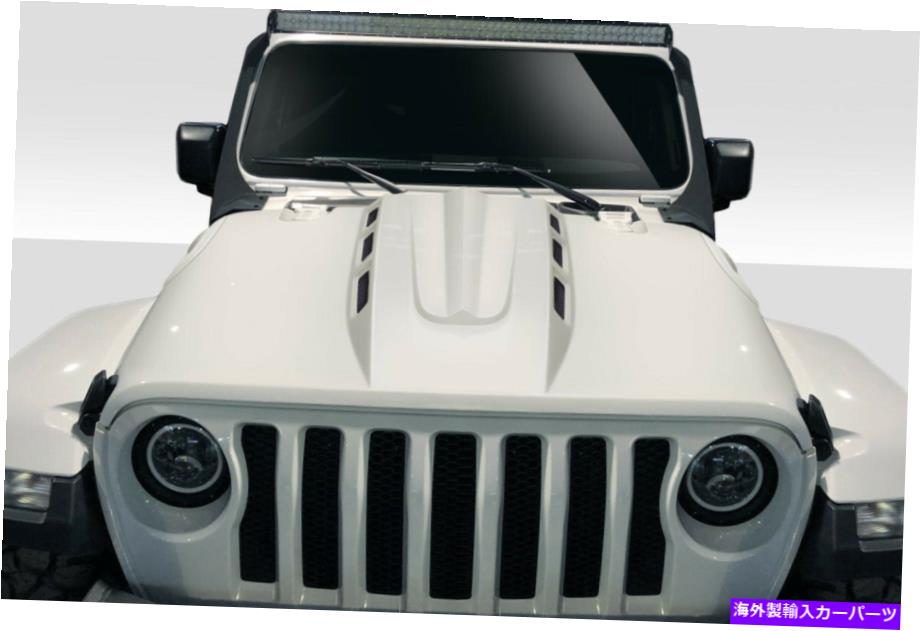 hood panel 19-21ジープラングラーエネルギーデュラフレックスボディキット - フード!!! 116093 19-21 Jeep Wrangler Energy Duraflex Body Kit- Hood!!! 116093【並行輸入品】